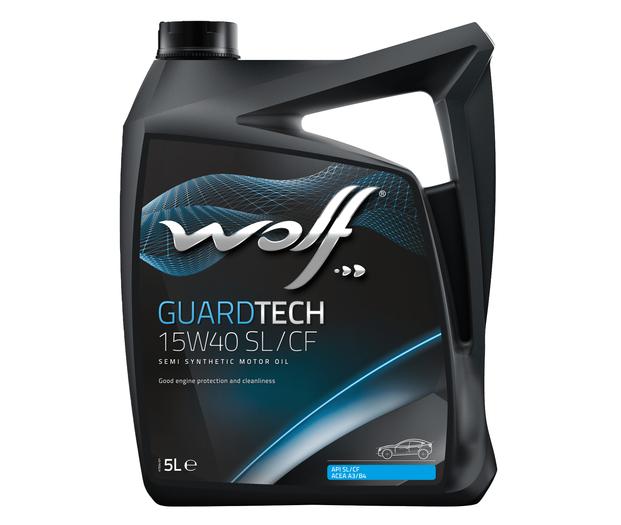 Моторное масло Wolf GuardTech 15W-40 SL/CF, 5л  (WOLF: 141365)